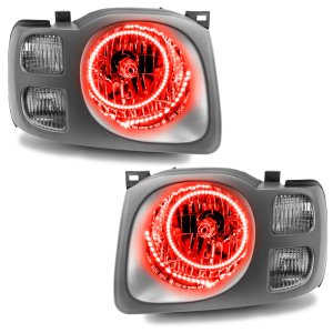 Nissan Xterra Headlight Halo Kits - ORACLE Lighting - Pre-Assembled LED with SMD Halo - Red - `02-`04